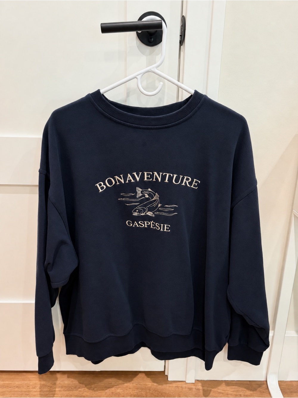 Simons Twik Navy Crewneck Sweatshirt